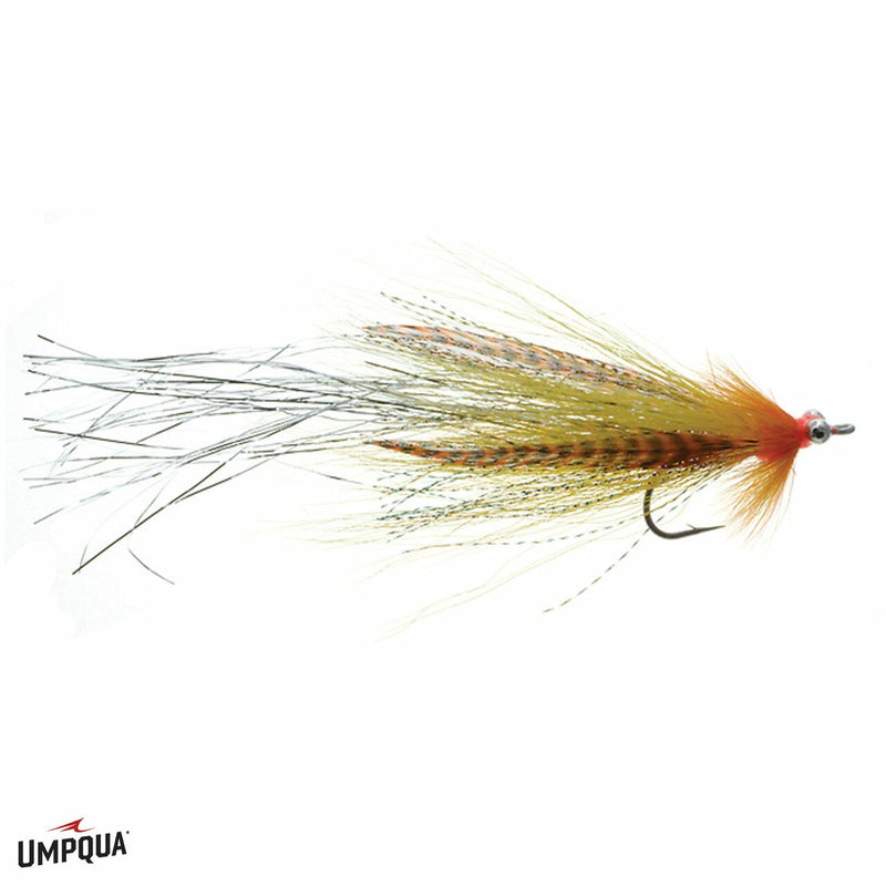 Umpqua Fishtail Whistler Orange/Yellow / 3/0 Flies