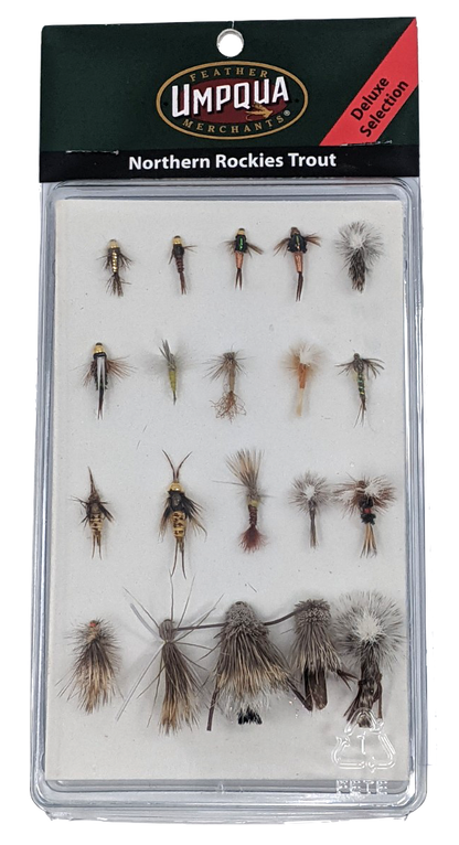 Umpqua Northern Rockies Trout Deluxe Fly Selection Flies