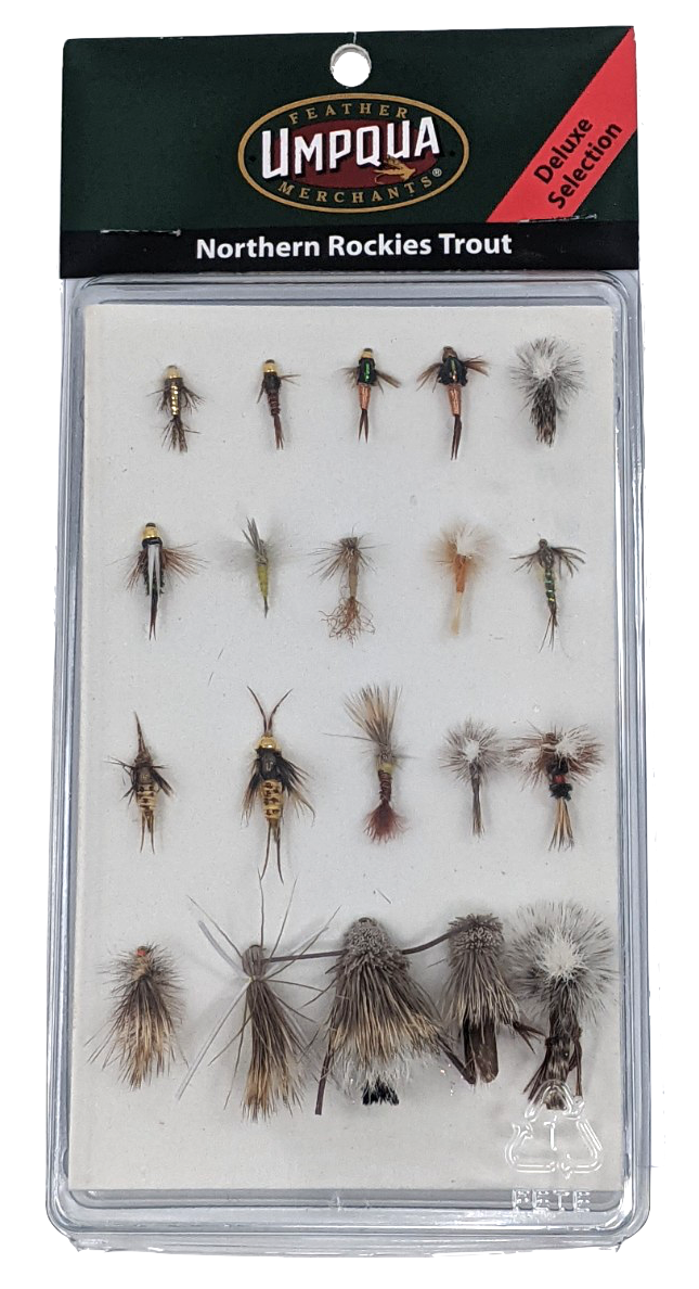 Umpqua Northern Rockies Trout Deluxe Fly Selection Flies
