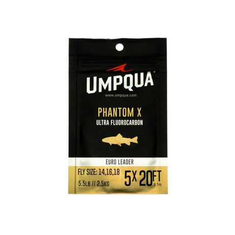 Umpqua Phantom X Euro Nymph Leader 20' 4X Leaders & Tippet