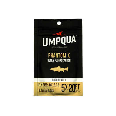 Umpqua Phantom X Euro Nymph Leader 20' 4X Leaders & Tippet