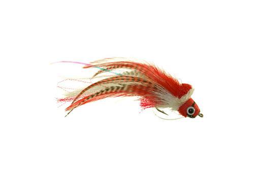 Umpqua Pike Fly Red/White / 3/0 Flies