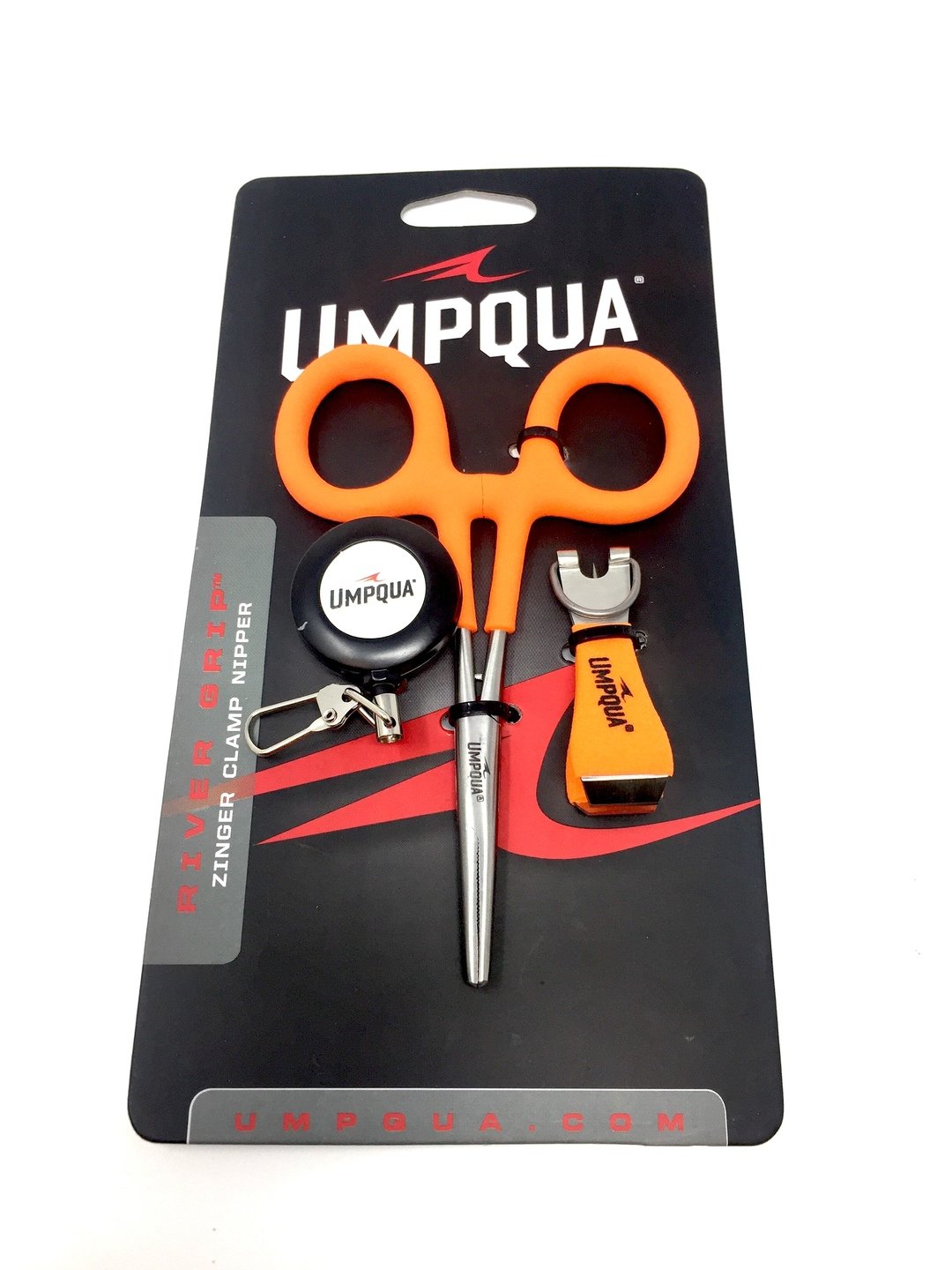 Umpqua Rivergrip Zinger/Nipper/Hemostat Orange