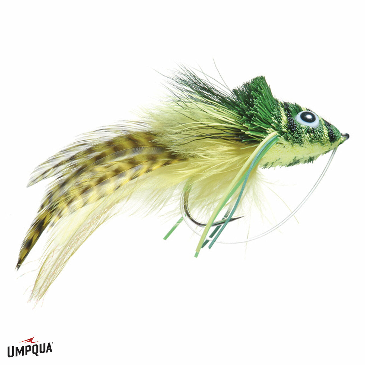 Umpqua Swimming Frog Yellow Belly / 6 Warmwater Flies