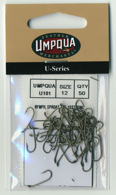 Umpqua UC620BL Barbless Curved Nymph Hook - 50 Pack--Fly Tying  Hooks-- — Big Y Fly Co
