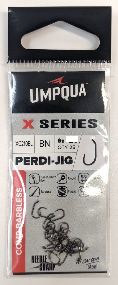 Umpqua XC 450BL-BN5X Wide Gape Barbless Competition Jig Hook - AvidMax