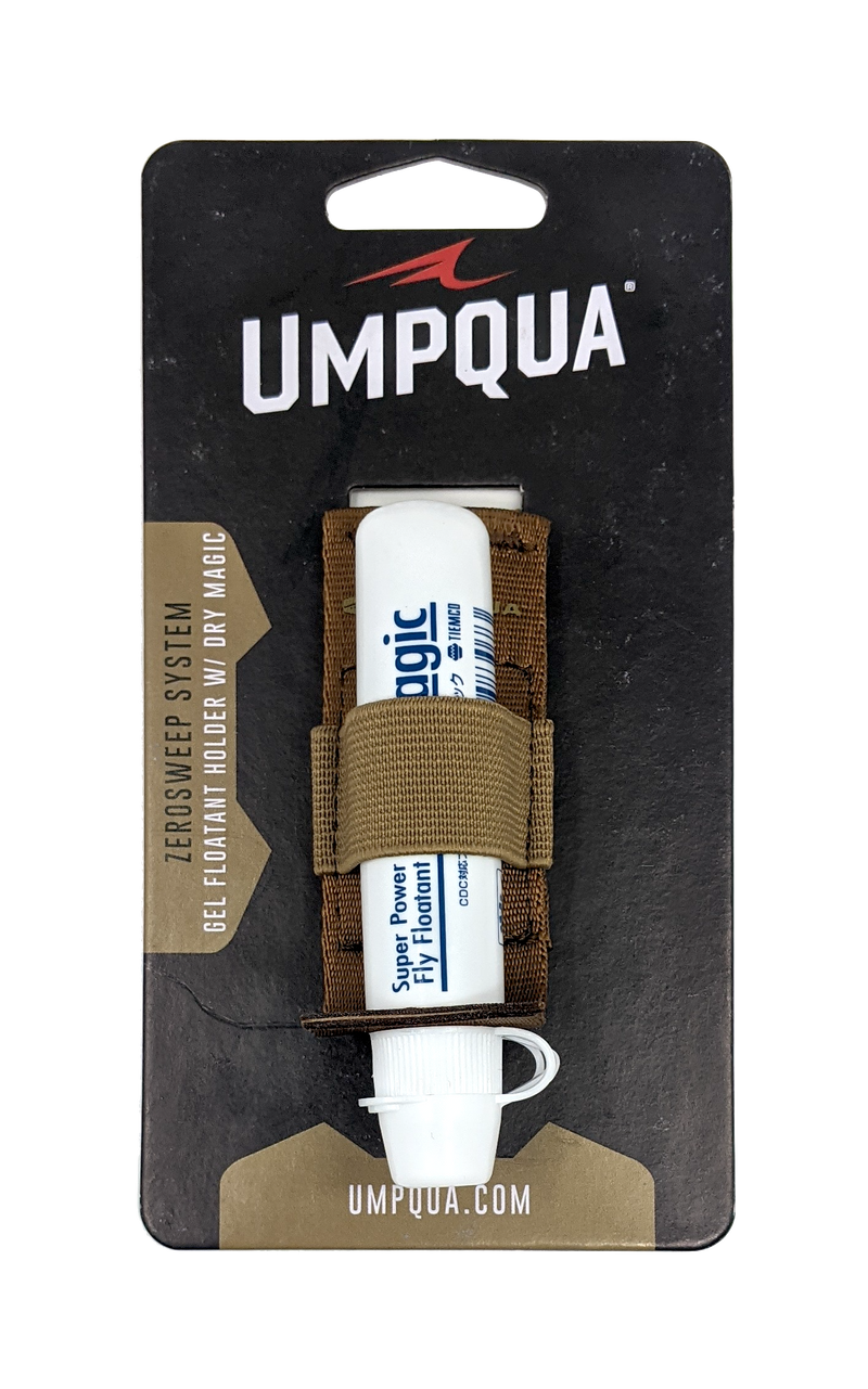 Umpqua ZS2 Gel Floatant Holder w/ Dry Magic Fly Fishing Accessories
