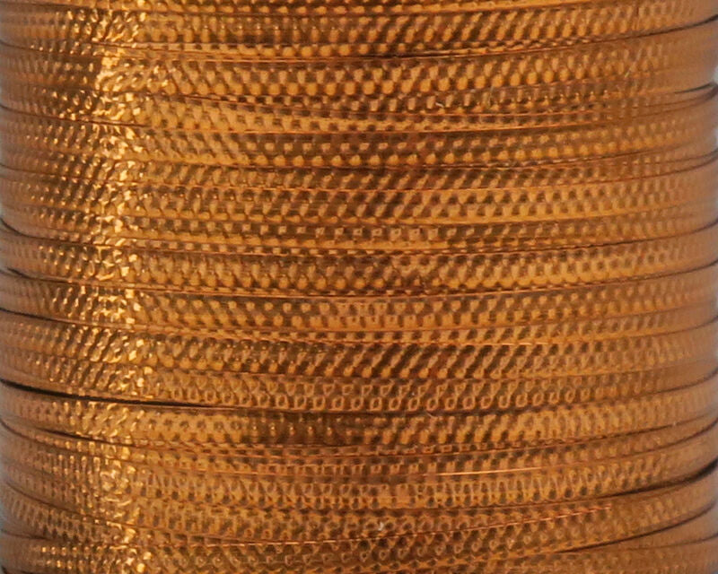 Uni Embossed Flat French Tinsel Copper / Medium Wires, Tinsels