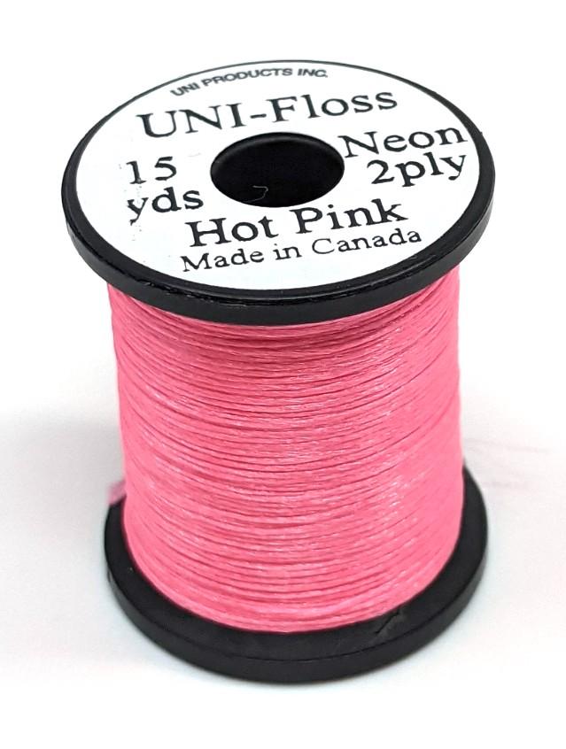 Uni Floss Neon Hot Pink Threads