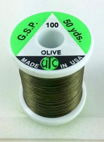UTC Gel Spun 100 Denier GSP Thread Olive Threads