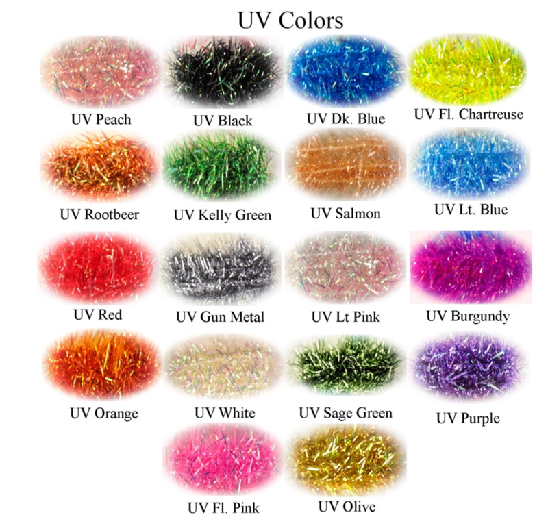 UV Estaz Sage Green Chenilles, Body Materials