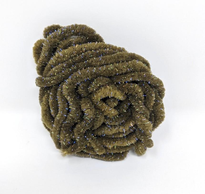 UV Galaxy Mop Chenille 265 Olive Brown Chenilles, Body Materials