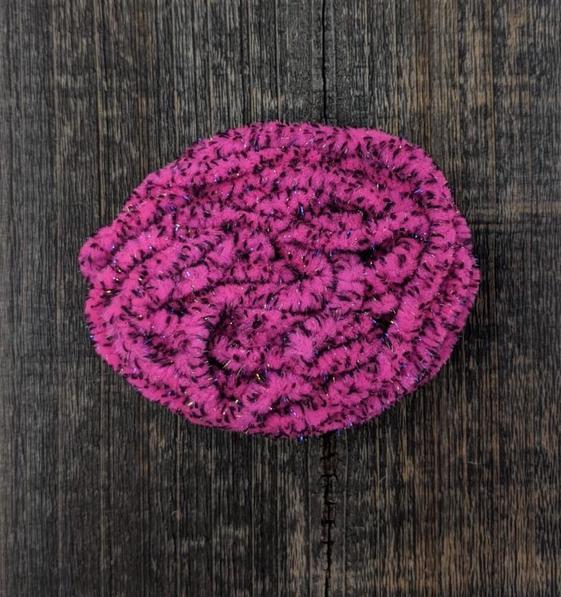 UV Mottled Galaxy Mop Chenille 131 Fl Fuchsia Chenilles, Body Materials