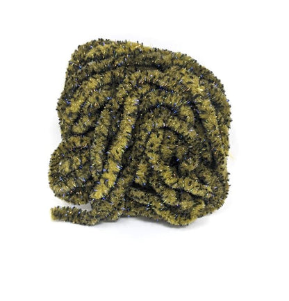 UV Mottled Galaxy Mop Chenille 263 Olive Chenilles, Body Materials