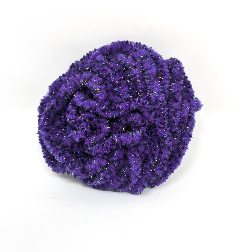 UV Mottled Galaxy Mop Chenille 35 Bright Purple Chenilles, Body Materials