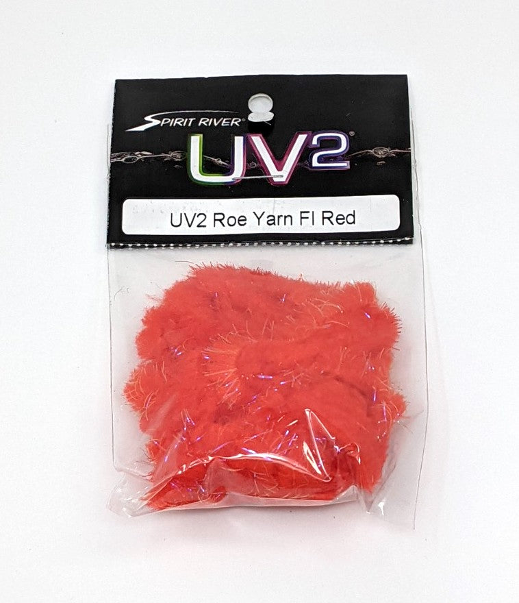 UV2 Roe Yarn Fl Red Chenilles, Body Materials