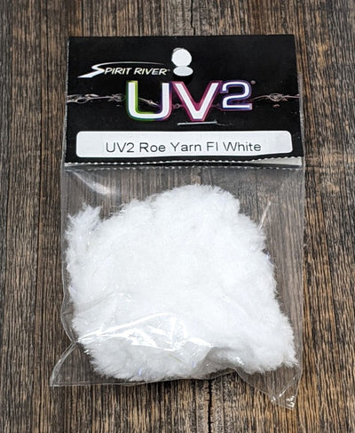 UV2 Roe Yarn Fl White Chenilles, Body Materials