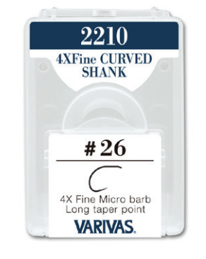 Varivas 2210 Curved 4x Fine Hook 30 Pack