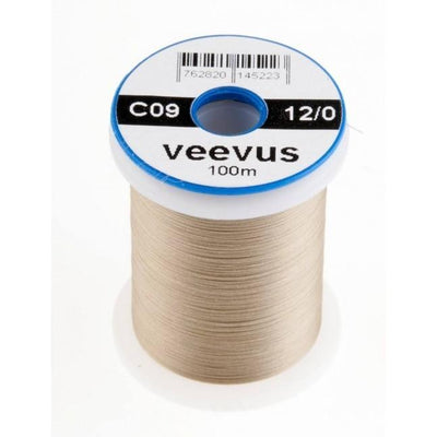 Veevus 12/0 Tying Thread #106 Dun Threads