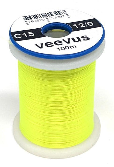 Veevus 12/0 Tying Thread #143 Fl Yellow Chartruese Threads
