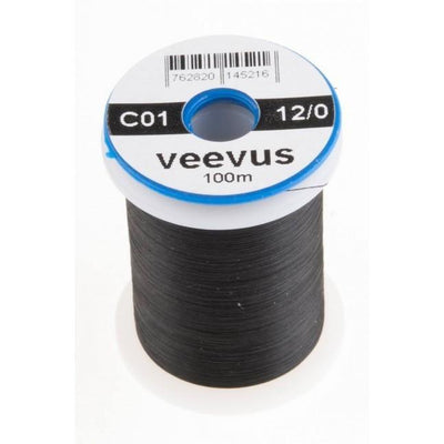 Veevus 12/0 Tying Thread Black #11 Threads