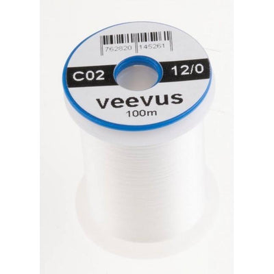 Veevus 12/0 Tying Thread White Threads