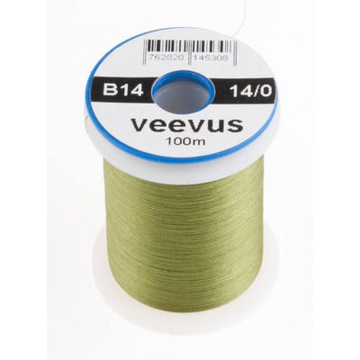 Veevus 14/0 Tying Thread #263 Olive Threads