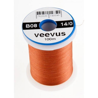 Veevus 14/0 Tying Thread Rusty Brown #323 Threads