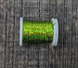 Veevus Holographic Tinsel Chartreuse / Large Wires, Tinsels