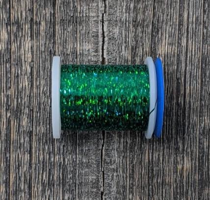 Veevus Holographic Tinsel Green / Large Wires, Tinsels