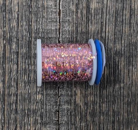 Veevus Holographic Tinsel Pink / Large Wires, Tinsels