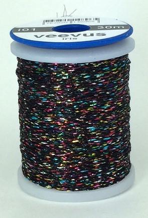 Veevus Iridescent Thread Black Rainbow Threads