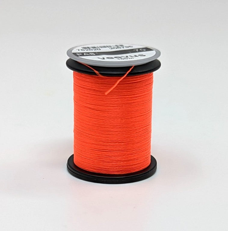 Veevus Power Thread Fl Fire Orange #129 / 70 Denier Threads