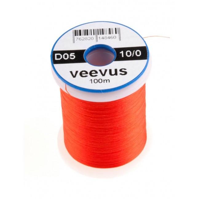 Veevus Tying Thread 10/0 Hot Orange #187 Threads