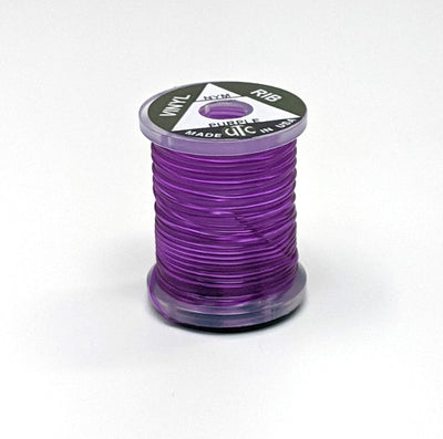 Vinyl "D" Rib Nymph Purple Chenilles, Body Materials