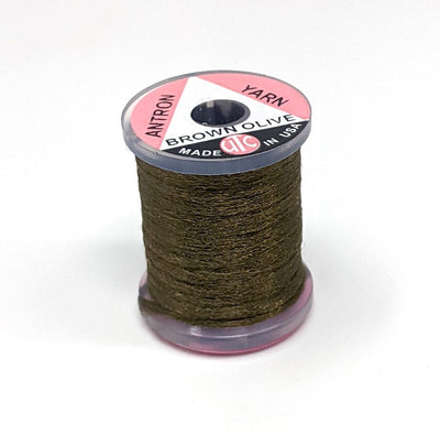 Wapsi Antron Yarn Spool Brown Olive Chenilles, Body Materials