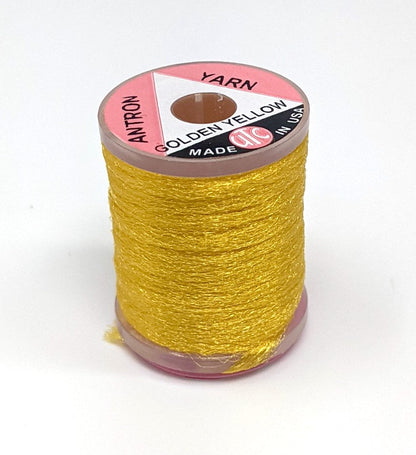 Wapsi Antron Yarn Spool Golden Yellow Chenilles, Body Materials