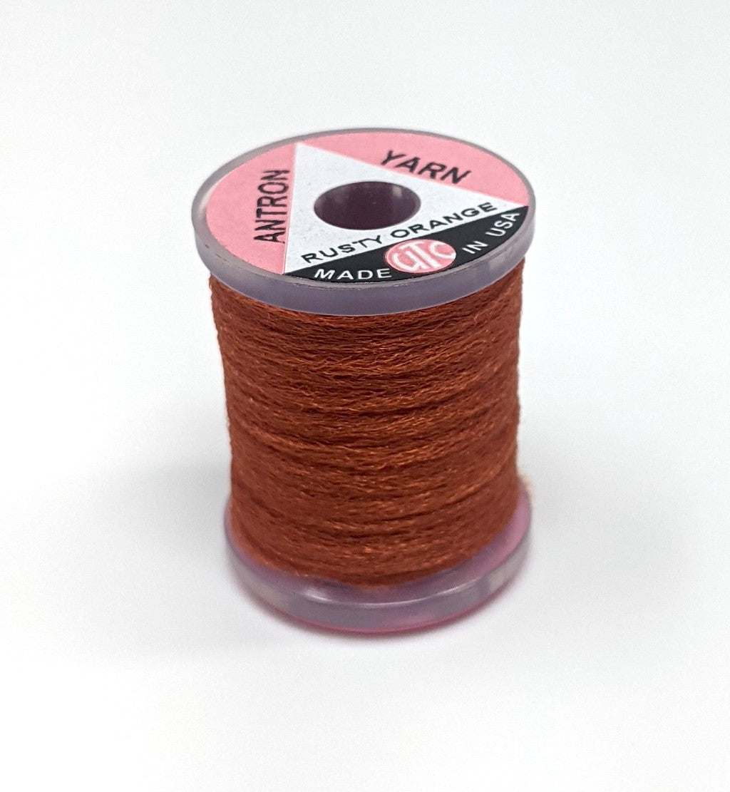 Wapsi Antron Yarn Spool Rusty Orange Chenilles, Body Materials