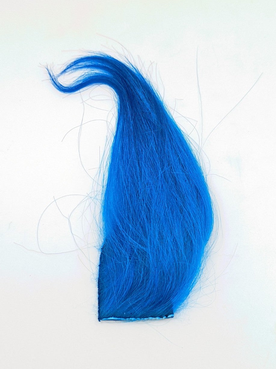 Wapsi Arctic Goat Hair Peacock Blue Hair, Fur