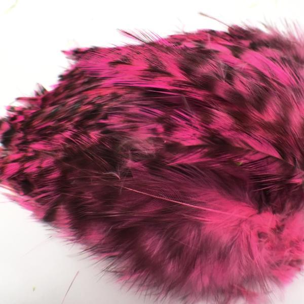 Wapsi Barred Neck Hackle Strung Fl Pink