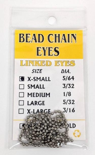 Wapsi Bead Chain Eyes Silver / XS Beads, Eyes, Coneheads