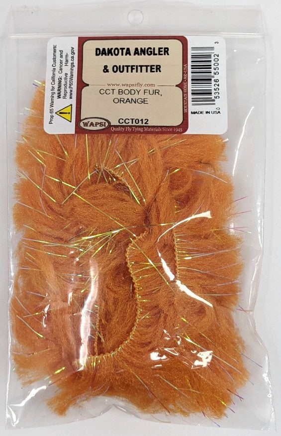 Wapsi Body Fur Orange Chenilles, Body Materials