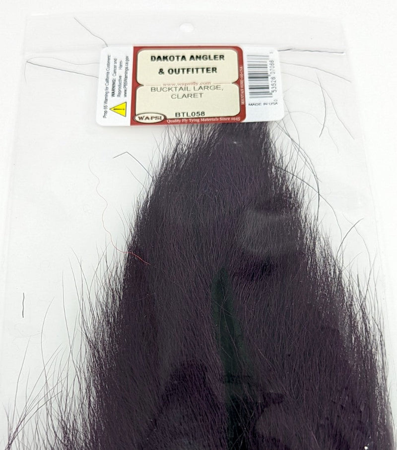 Wapsi Bucktail Large Claret Hair, Fur