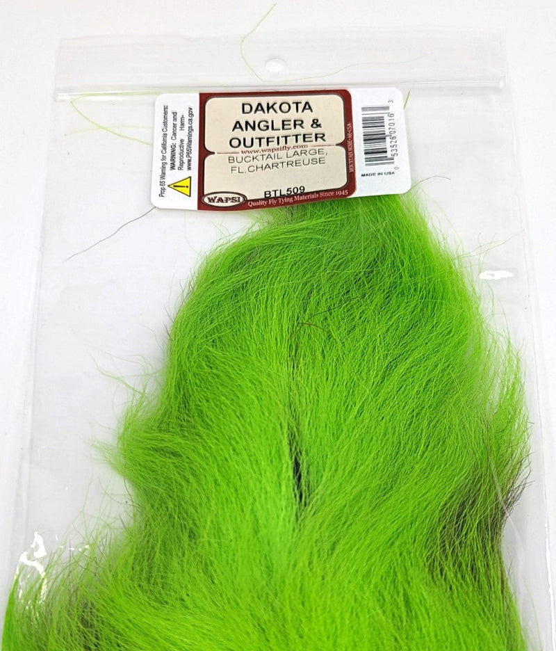 Wapsi Bucktail Large Fl. Chartreuse Hair, Fur