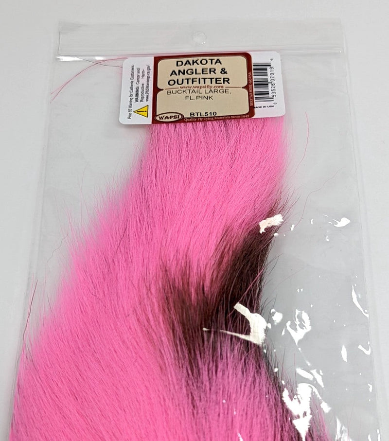 Wapsi Bucktail Large Fl. Pink Hair, Fur