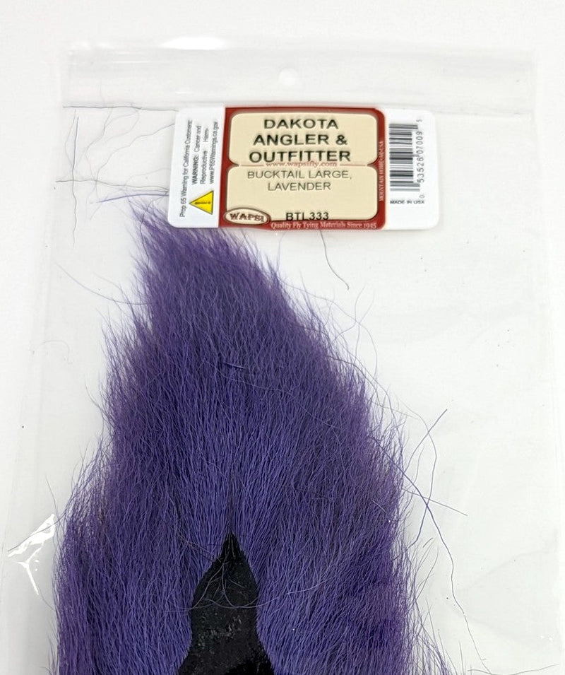 Wapsi Bucktail Large Lavender Hair, Fur