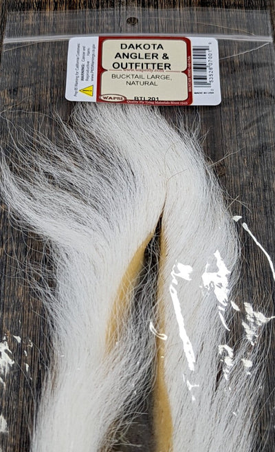 Wapsi Bucktail Large Natural Hair, Fur