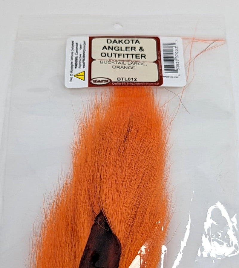 Wapsi Bucktail Large Orange Hair, Fur