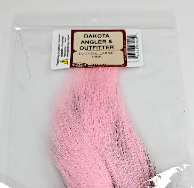 Wapsi Bucktail Large Pink Hair, Fur