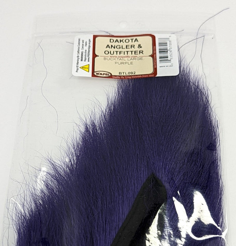Wapsi Bucktail Large Purple Hair, Fur